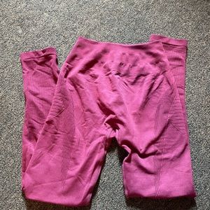 Maroon alphalete workout leggings
